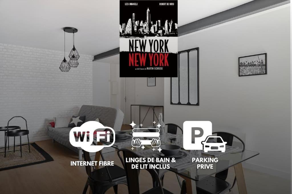 New-York New-York : Fibre Wifi/Linge/Parking Apartment Chateaubriant Bagian luar foto